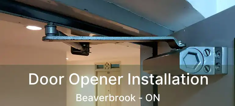  Door Opener Installation Beaverbrook - ON