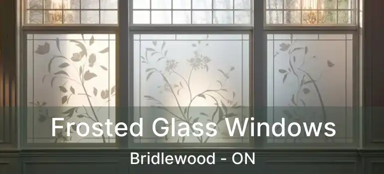  Frosted Glass Windows Bridlewood - ON