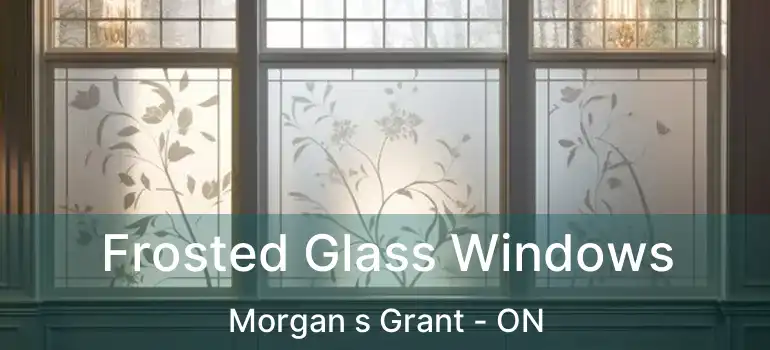  Frosted Glass Windows Morgan s Grant - ON