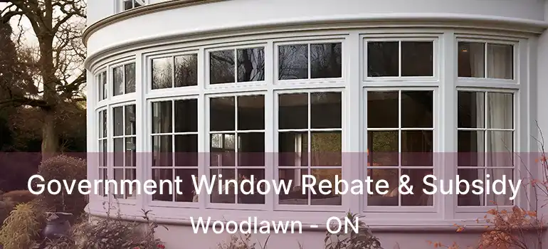  Government Window Rebate & Subsidy Woodlawn - ON